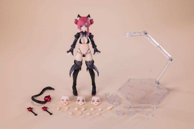Apprentice Witch Hoshikawa Neco 1/12 Complete Model Action Figure Red Hair Ver.