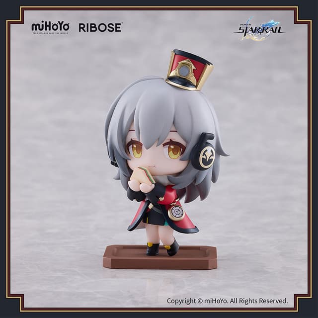 Honkai: Star Rail Capsule Toy -Welcome to Train Tea Party- Chibi Figure Trailblazer (Female)