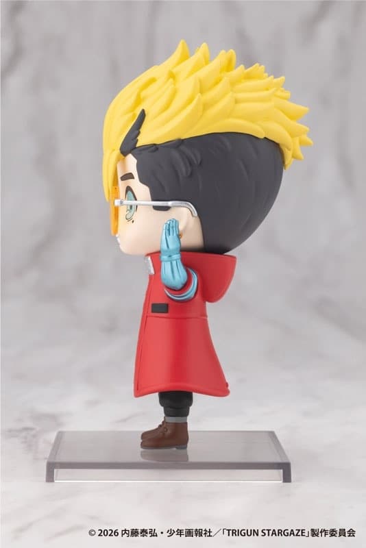 OSHI WORKS Mini TRIGUN STARGAZE Vash the Stampede Complete Figure, view 1 of 6