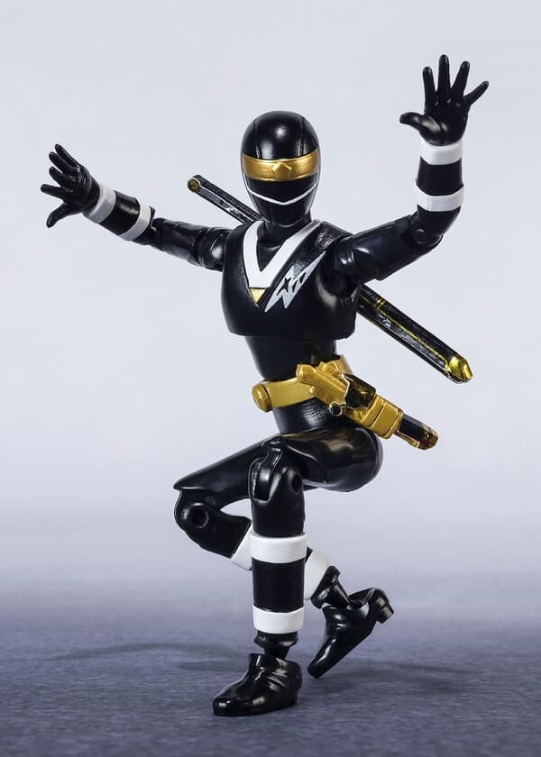 Ninja Sentai Kakuranger - Ninja Black - Bandai Shokugan - Candy Toy - Shodo Super