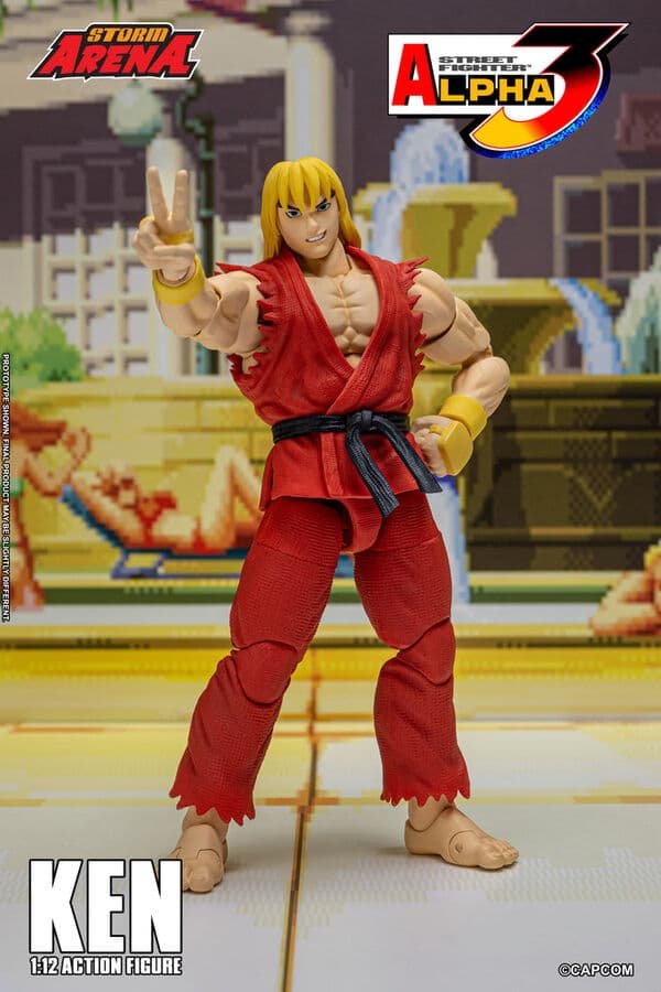 Street Fighter Zero 3 - Ken Masters - Storm Arena - 1/12