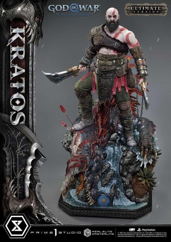 God of War Ragnarök - Dreki - Kratos - Mimir - Real Elite Masterline (REMGOW-01UT) - 1/3 - Ultimate Version