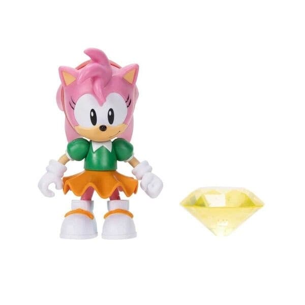 Sonic the Hedgehog - Amy Rose - Sonic 4-Inch Articulated Figure (Wave 18) - Classic Amy