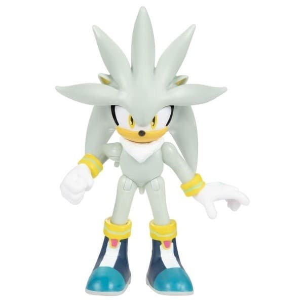 Sonic the Hedgehog - Silver the Hedgehog - Sonic 2.5-Inch Figure (Wave 4) - Sonic 30th Anniversary