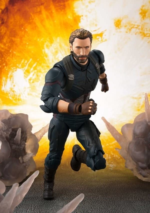 Avengers: Infinity War - Captain America - S.H.Figuarts - & Tamashii Effect Explosion