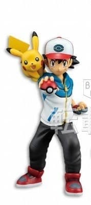 Pocket Monsters Best Wishes! - Pikachu - Satoshi - Partners Figure