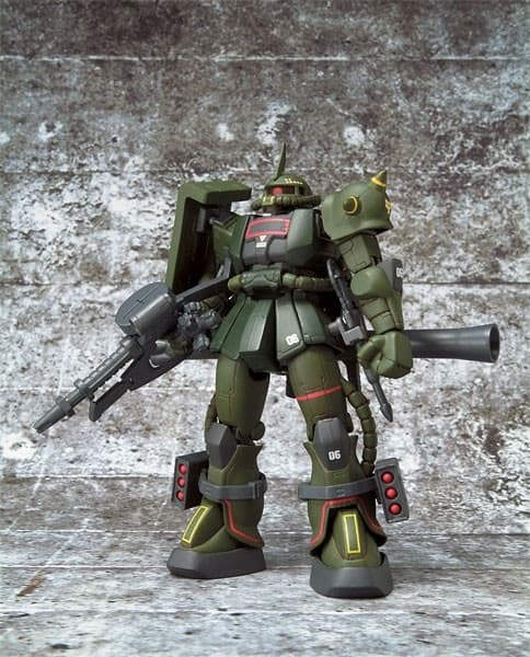Kidou Senshi Gundam - MS-06F Zaku II - Extended Mobile Suit in Action!! - Real Type Color