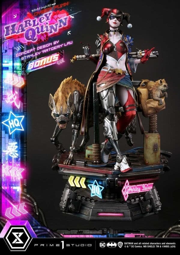 Batman - Bud - Harley Quinn - Lou - Ultimate Premium Masterline (UPMDC-08DXS) - 1/4 - Cyberpunk, DX Bonus Version