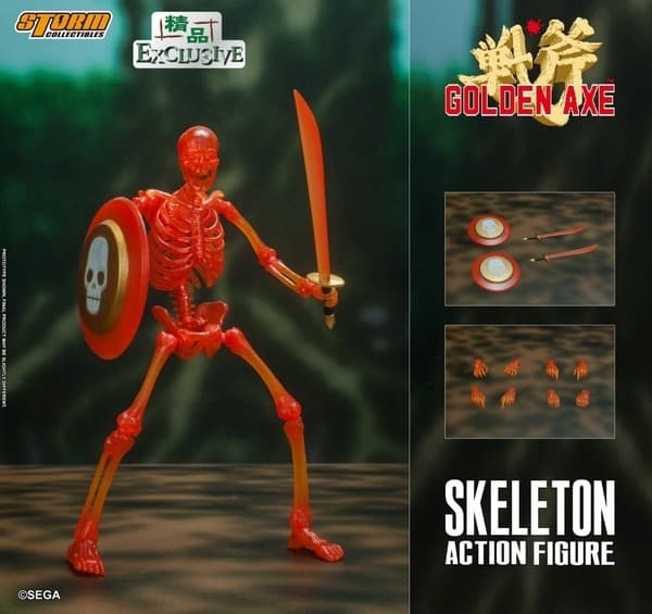 Golden Axe - Skeleton - 1/12 - Red