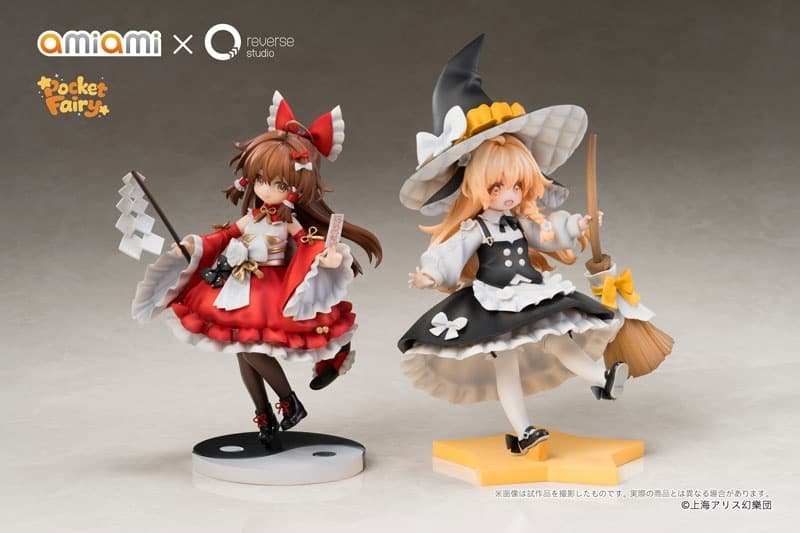Reverse Palm Spirit Touhou Project Reimu Hakurei & Marisa Kirisame Complete Figure
