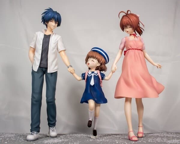 Clannad - Furukawa Nagisa - Okazaki Tomoya - Okazaki Ushio - 1/7