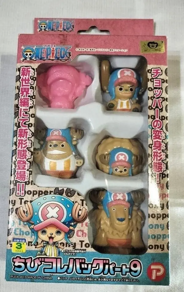One Piece - Tony Tony Chopper - Chibi Colle - Finger Puppet - Chopper’s transformation forms - Chibi Colle Bag Part 9