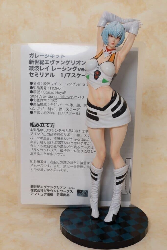 Evangelion Shin Gekijouban - Ayanami Rei - 1/7 - Racing version semi-real, view 7 of 7