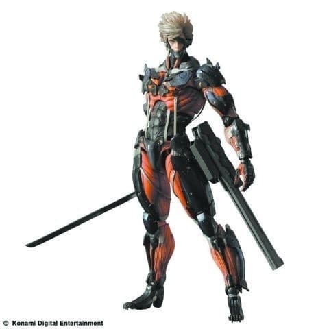 Metal Gear Rising: Revengeance - Raiden - Play Arts Kai - Custom Body Red