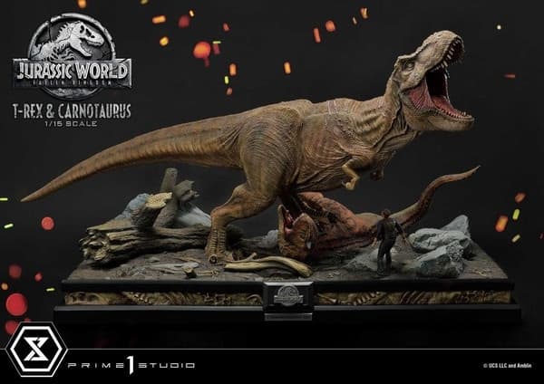 Jurassic World: Fallen Kingdom - Carnotaurus - Owen Grady - Tyrannosaurus Rex - Legacy Museum Collection (LMCJW2-07) - 1/15