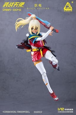 Armored Battle Angels Series ABA-004 Blaze Electra 1/12 Scale Posable Figure, view 4 of 17