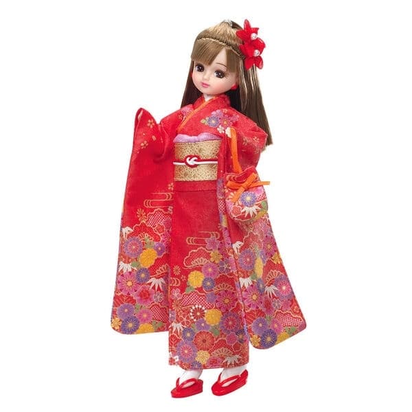 Licca-chan - LD-30 Kimono, Kurenai