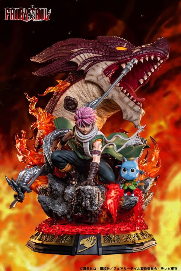Fairy Tail - Happy - Igneel - Natsu Dragneel - 1/8 - Middle Size