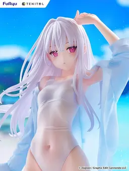 TENITOL TALL MIGNON WORKS shiro Swimsuit ver. Complete Figure, view 6 of 18