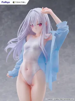 TENITOL TALL MIGNON WORKS shiro Swimsuit ver. Complete Figure, view 15 of 18