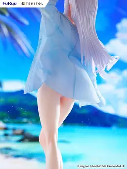 TENITOL TALL MIGNON WORKS shiro Swimsuit ver. Complete Figure, view 4 of 18
