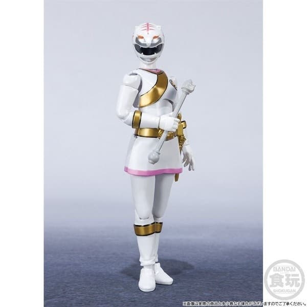 Hyakujuu Sentai Gaoranger - GaoWhite - Bandai Shokugan - Candy Toy - Shodo Super