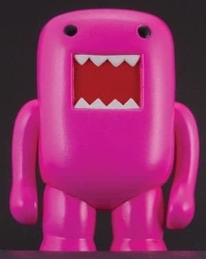 Domo-kun - Black Light Pink