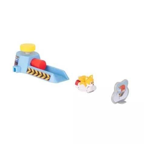 Sonic the Hedgehog - Miles "Tails" Prower - Motora - Sonic Go Go Racers - Sonic Go Go Racers Mini Launcher Playset - Classic Tails