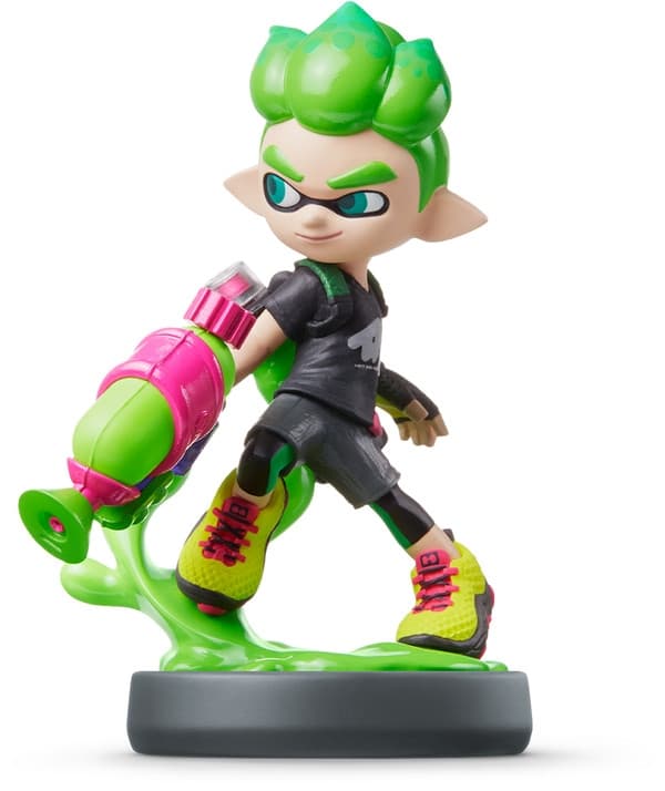 Splatoon 2 - Inkling - Amiibo - Amiibo Splatoon Series - Boy, Neon Green