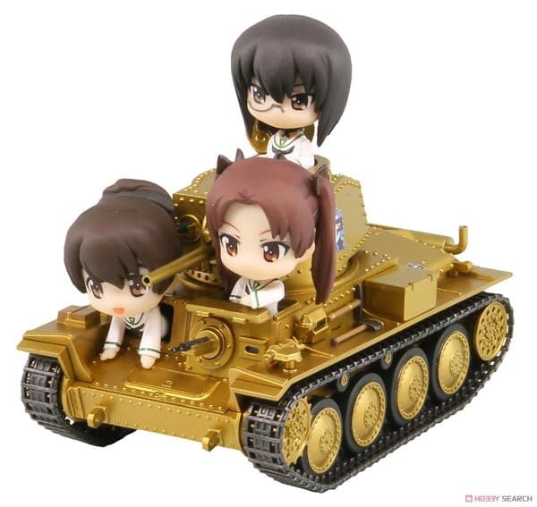 Girls und Panzer - Kadotani Anzu - Kawashima Momo - Koyama Yuzu - Pair-Dot - 38(t) Type B/C - Ending Ver.
