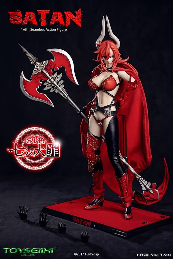 Sin Nanatsu no Taizai - Satan - Seamless Action Figure - 1/6