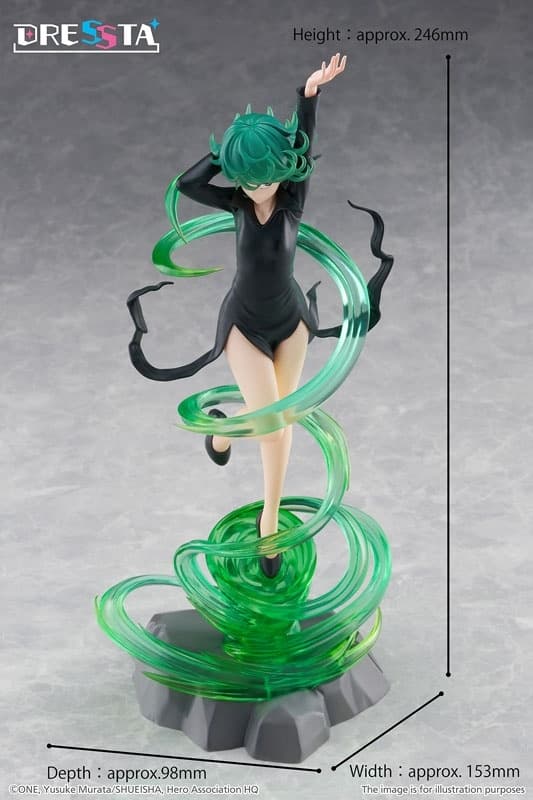 One-Punch Man DRESSTA Statue Figure - Terrible Tornado, view 14 of 14
