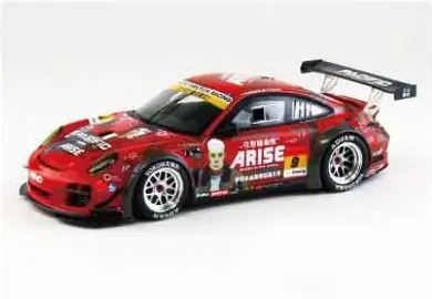 Koukaku Kidotai ARISE - Batou - Kusanagi Motoko - Logicoma - Itasha - 2013 PACIFIC RACING NAC Kokaku ARISE DR Porsche 911 GT3 R - 1/43 - Porsche 997 GT3 R - 2013 Season