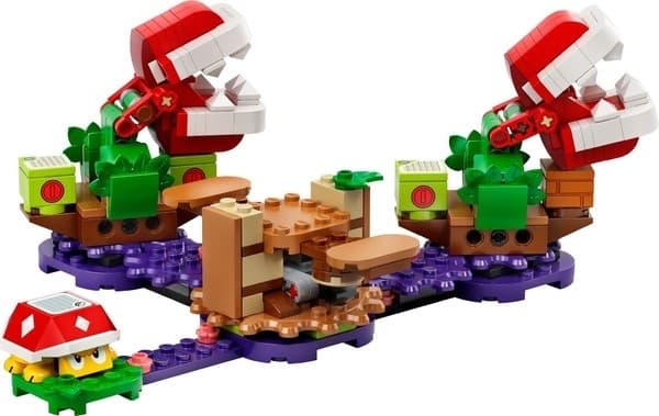 Super Mario Brothers - Packun Flower - Togezou - Lego - Lego Super Mario (71382) - Lego Super Mario Expansion Set - Piranha Plant Puzzling Challenge