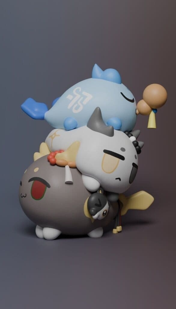 Arknights - Chongyue - Ling - Wang - Doujin Figure - 123 Long Pao Pao