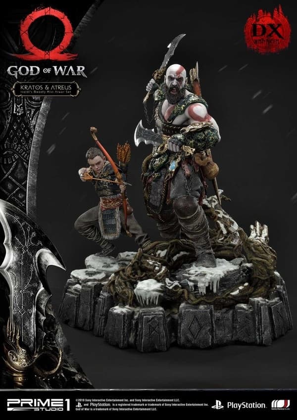 God of War (2018) - Atreus - Kratos - Mimir - Ultimate Premium Masterline (UPMGOW-02DX) - 1/4 - Ivaldi's Deadly Mist Armor set, DX Version