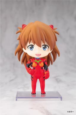 OSHI WORKS Mini Rebuild of Evangelion Asuka Langley Shikinami Complete Figure, view 1 of 6