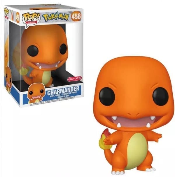 Pocket Monsters - Hitokage - Jumbo Sized POP! - POP! Games (#456) - POP! Pokémon - POP! Vinyl - 10-Inch POP!