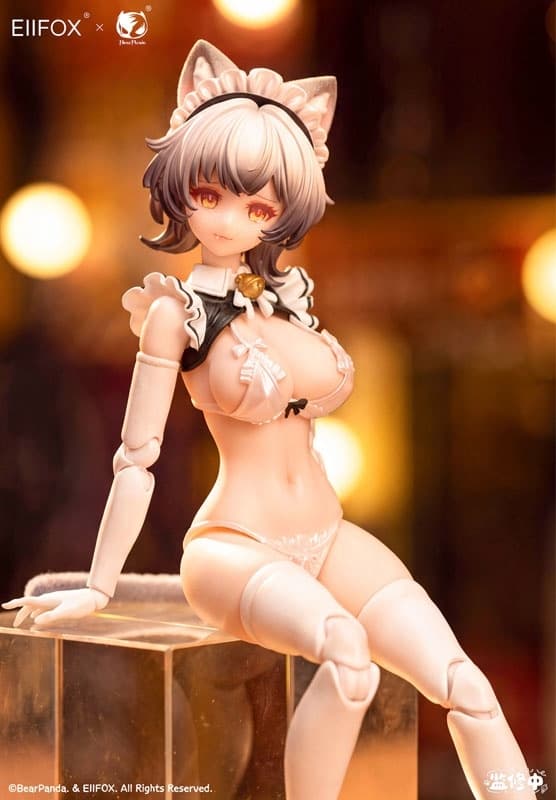 Cat Maid Little Pudding 1/12 Pre-painted Complete Model Action Figure, view 2 of 12