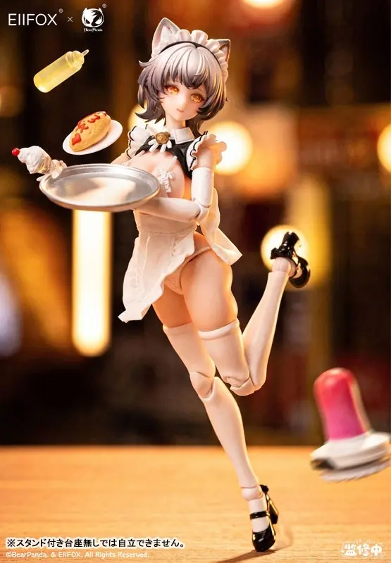 Cat Maid Little Pudding 1/12 Pre-painted Complete Model Action Figure