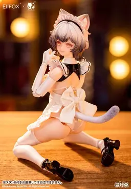 Cat Maid Little Pudding 1/12 Pre-painted Complete Model Action Figure, view 5 of 13