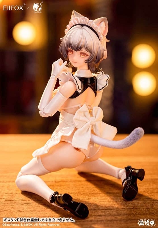 Cat Maid Little Pudding 1/12 Pre-painted Complete Model Action Figure, view 4 of 12