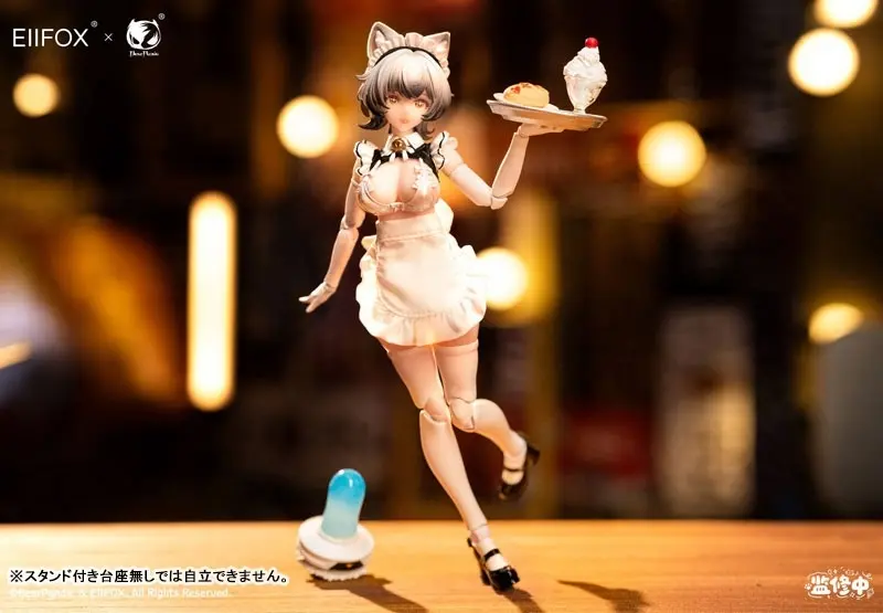 Cat Maid Little Pudding 1/12 Pre-painted Complete Model Action Figure, view 10 of 12