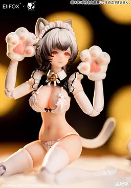 Cat Maid Little Pudding 1/12 Pre-painted Complete Model Action Figure, view 8 of 13
