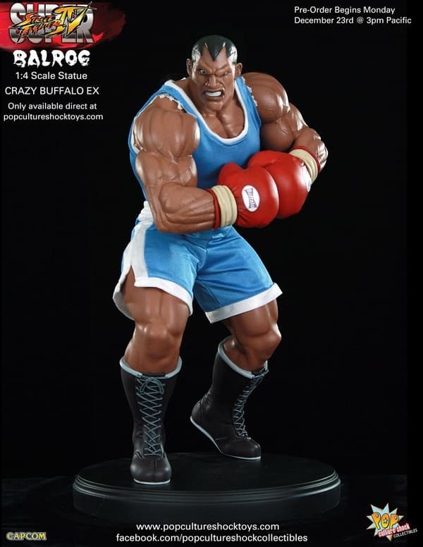 Super Street Fighter IV - Mike Bison - Mixed Media - 1/4 - Crazy Buffalo