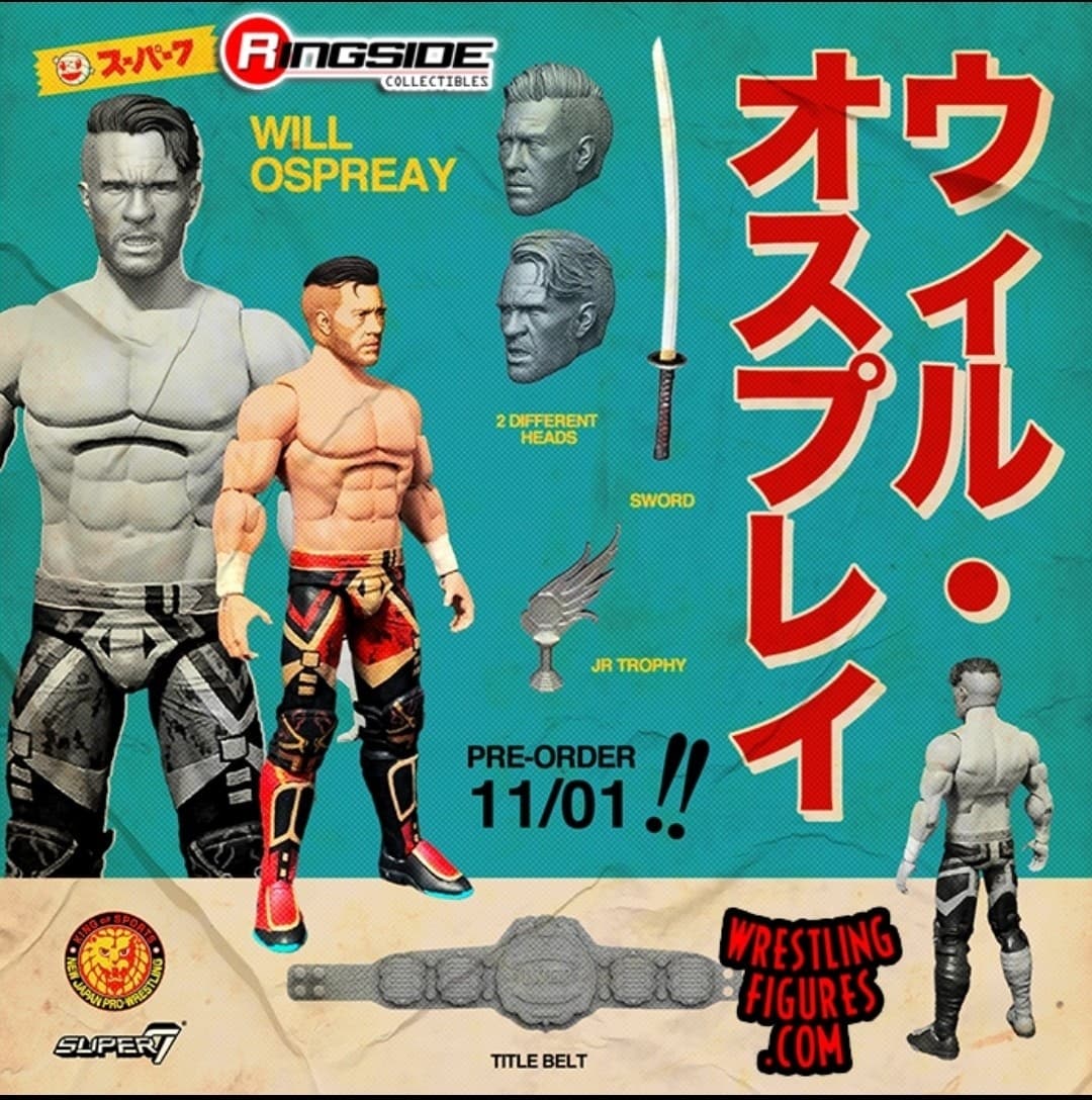 New Japan Pro-Wrestling - Will Ospreay - New Japan Pro Wrestling Series 1 - 1/12, view 1 of 6