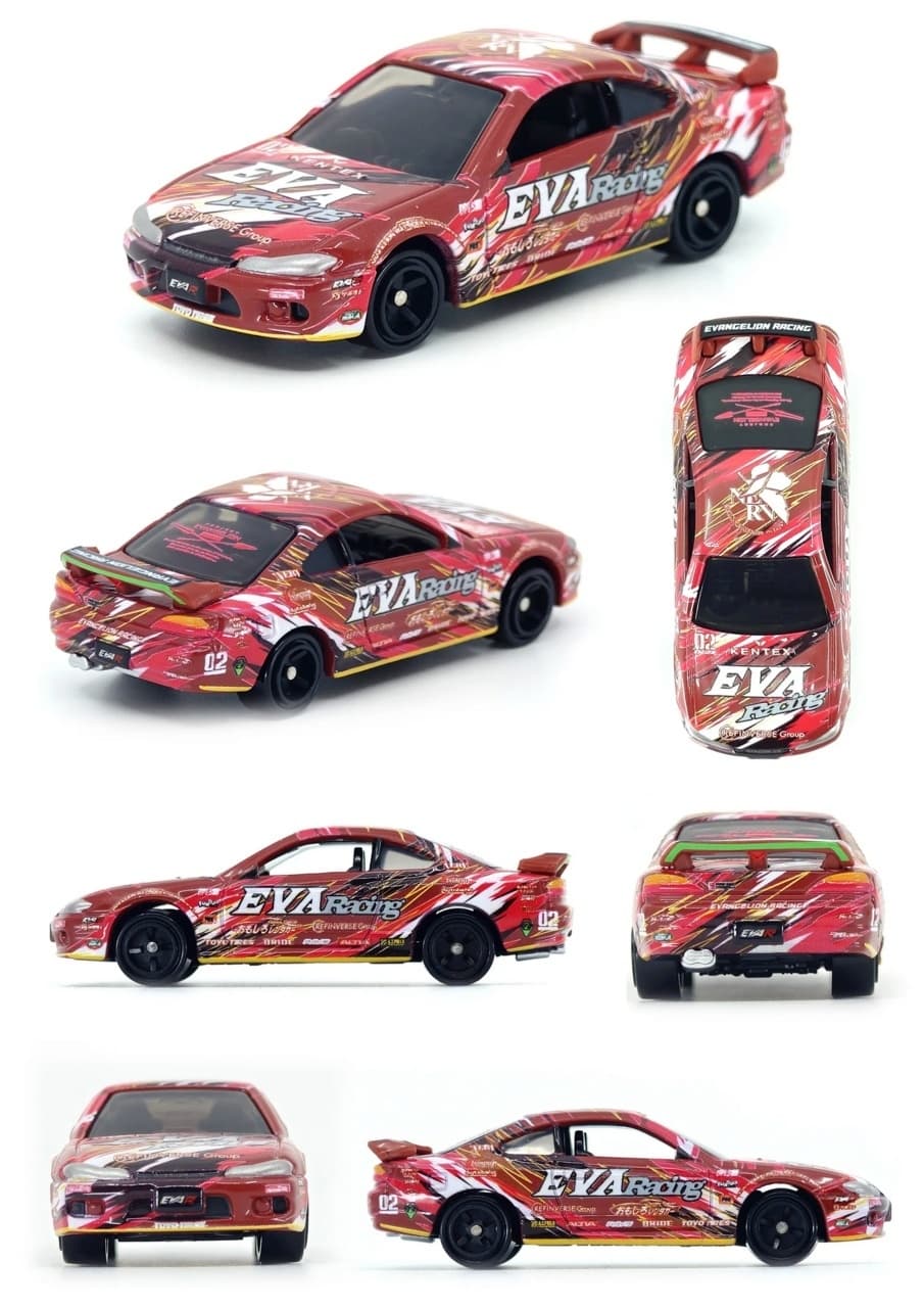 Evangelion Shin Gekijouban - EVA-02 - Tomica - EVA RT Production Model-02 Nissan Silvia, view 1 of 2