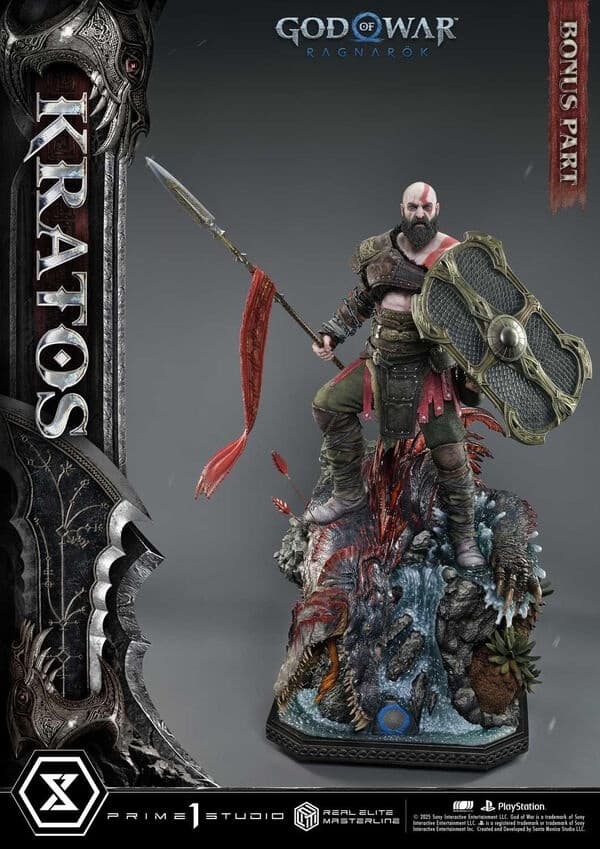 God of War Ragnarök - Dreki - Kratos - Mimir - Real Elite Masterline (REMGOW-01UTS) - 1/3 - Ultimate Bonus Version