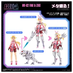 Metamor Verse MV-02 Fine & Zeke Plastic Model, view 4 of 9