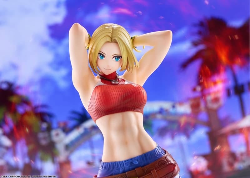 Fighting Girls Collection THE KING OF FIGHTERS XV Blue Mary 1/7 Complete Figure, view 3 of 18
